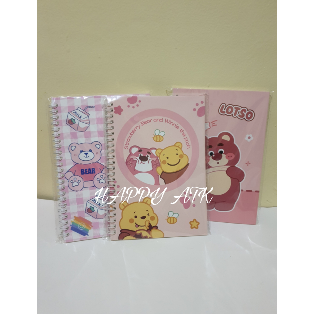 

NOTE BOOK / BUKU CATATAN / JURNAL / JOURNAL BUKU UKURAN A5 LOTSO BEAR