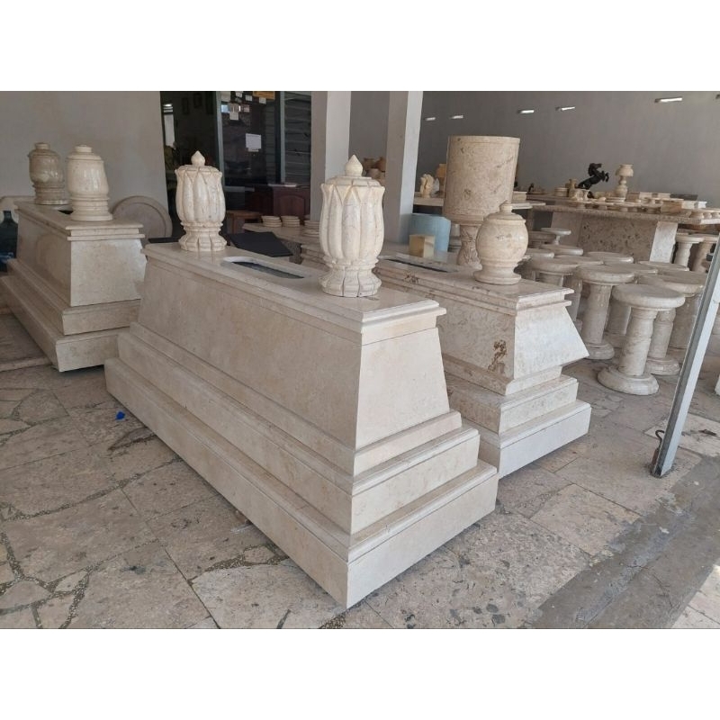 Kijingan nisan ukir batu marmer Terlaris