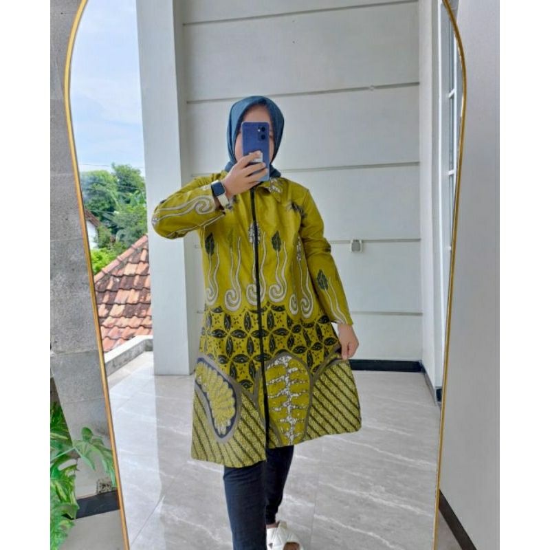Tunik Batik Wanita Terbaru-TUNIK BATIK-TUNIK KATUN-TUNIK BATIK JUMBO-TUNIK BATIK NODERN-TUNIK BATIK 