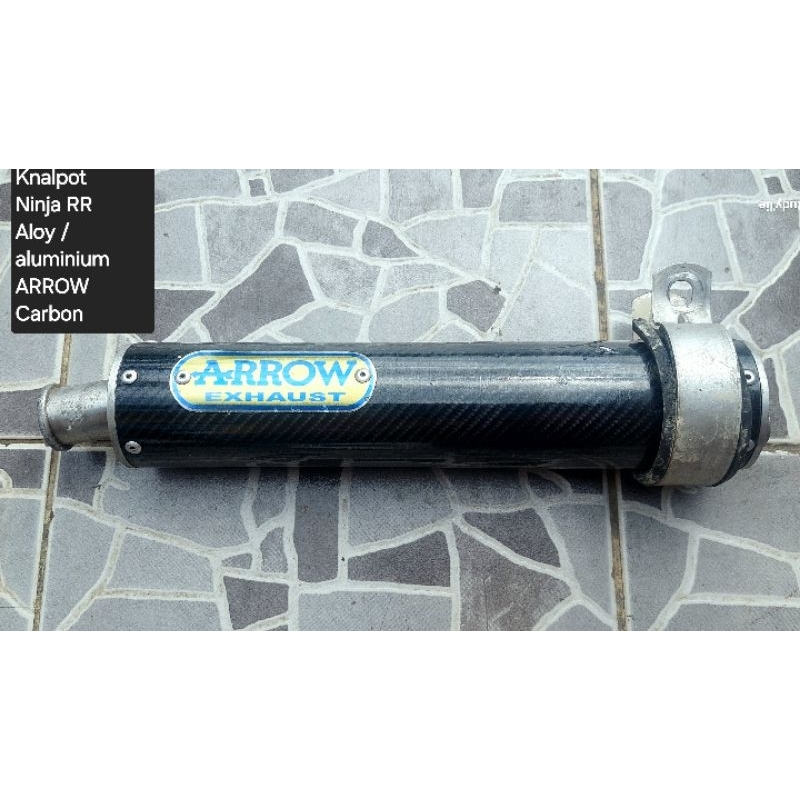 selenser  knalpot aloy ninja merk Arrow