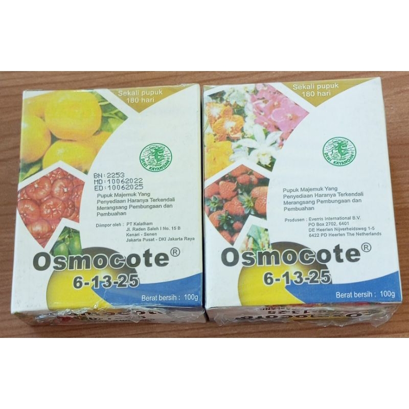 Pupuk osmocote 6-13-25 (100gram)