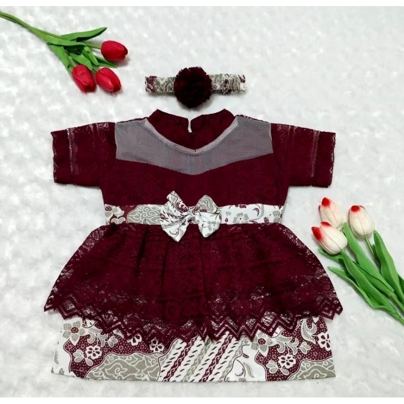KEBAYA BAYI / KEBAYA ANAK / SETELAN KEBAYA ANAK PEREMPUAN 0-2 TAHUN