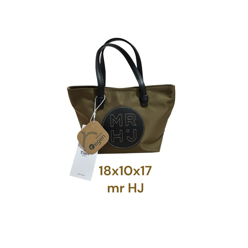 MR HJ Tas Tote 18x10x17 Olive