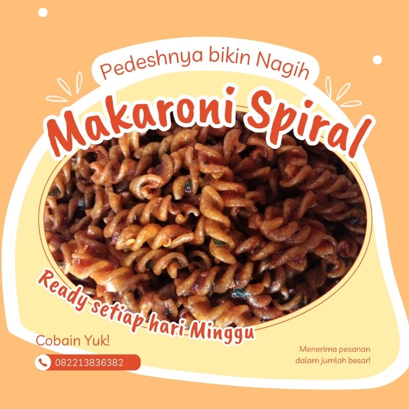 

Makaroni Spiral 4pcs