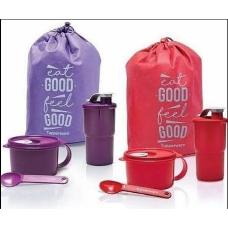 Purple/red blush set ori (1set) pilih warna