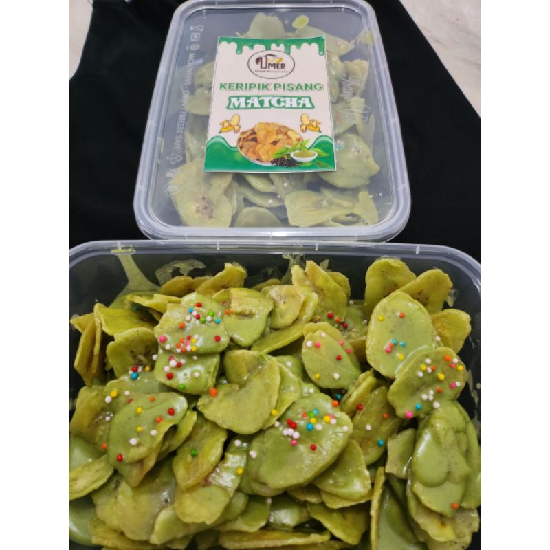 

Keripik pisang lampung lumiere rasa matcha