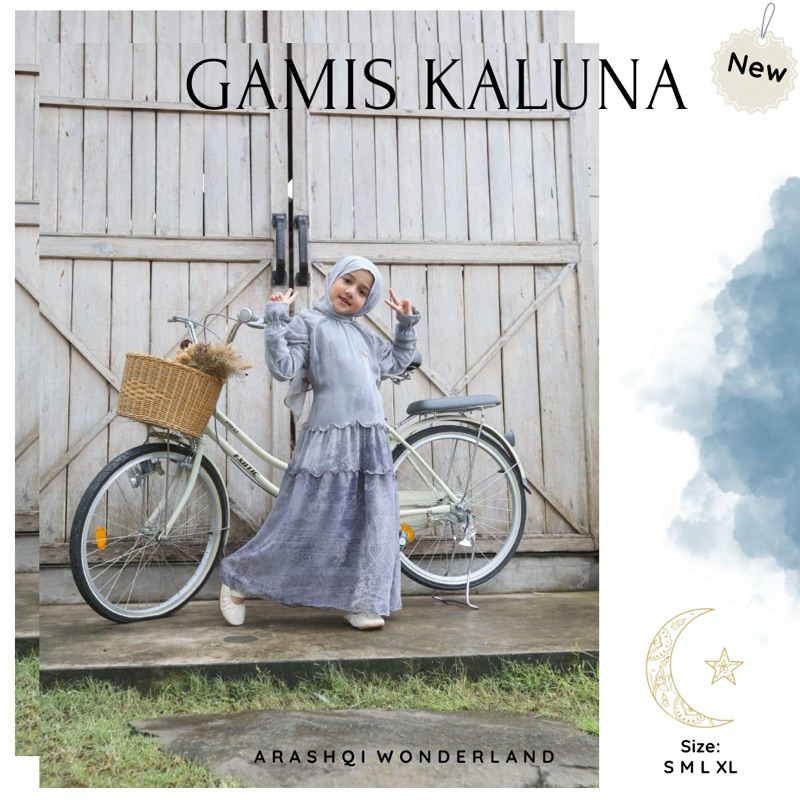 GAMIS ANAK KALUNA / DRESS KALUNA ANAK MUSLIMAH