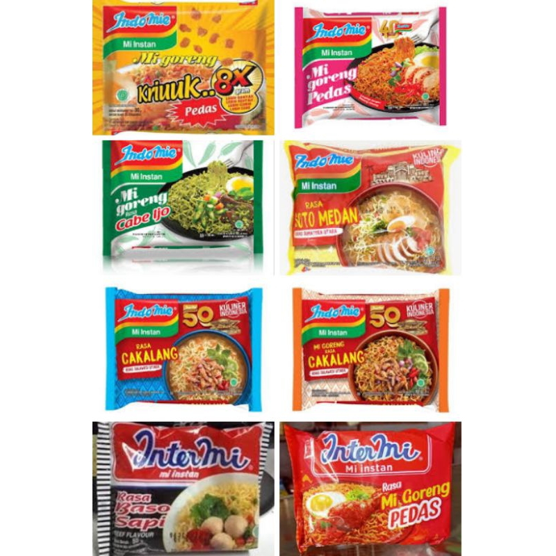 

INDOMIE KRIUK PEDAS/CABE IJO/CAKALANG GORENG/CAKALNG KUAH/GORENG PEDAS/SOTO MEDAN/INTERMI PEDAS/BAKSO SAPI/AYAM POP/MIE CELOR/MIE KOCOK/TORI KARA/TORI MISO/SUPERMI