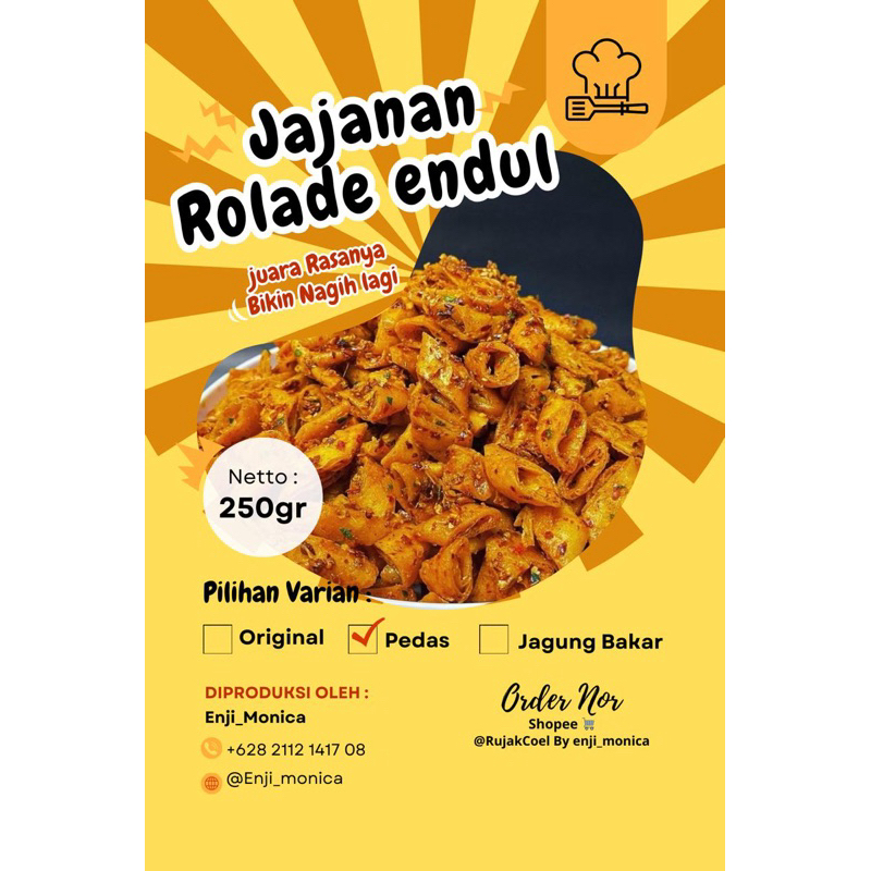 

Jajanan/Cemilan Rolade endul enji_monica