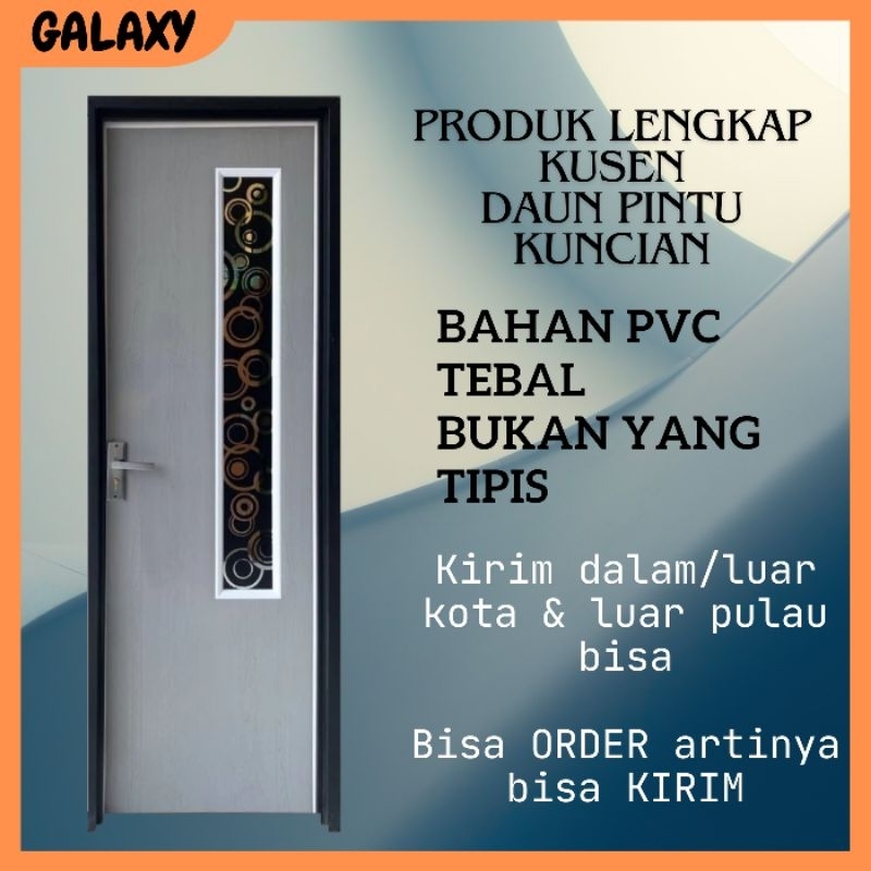 Pintu Kamar Mandi PVC Tebal Berkualitas