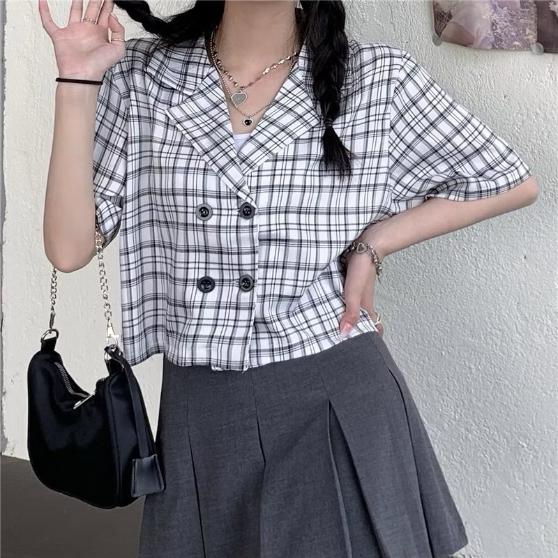 Blazer Korea Import Lengan Pendek