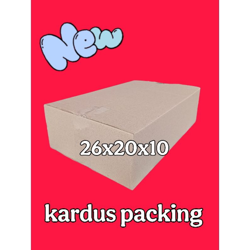 

kardus packing UK 26x20x10 kardus besar kardus kecil