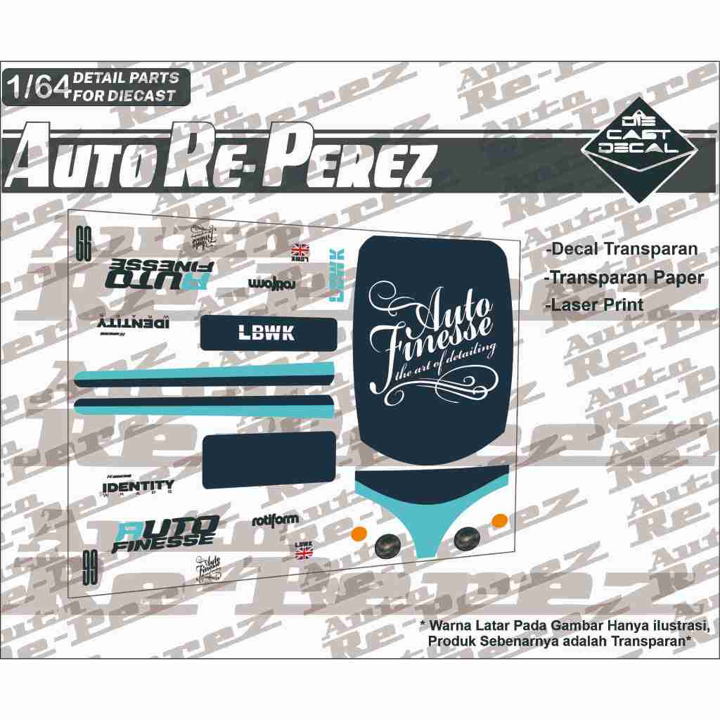 [TRANSPARAN] DECAL AUTOREPEREZ - LIVERY KOOL KOMBI LBWK 7