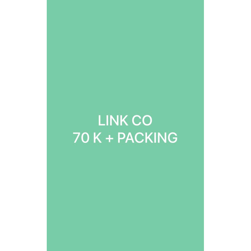 

LINK CO 70 K + PACKING