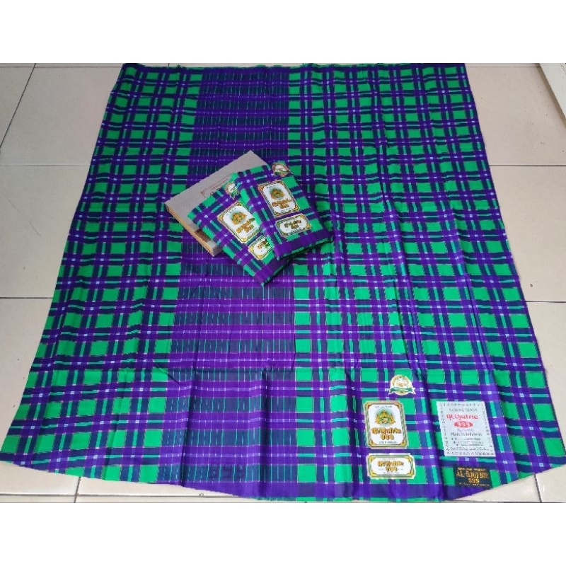SARUNG AL DJUFRIE 999 MOTIF KBS FULL SUTRA