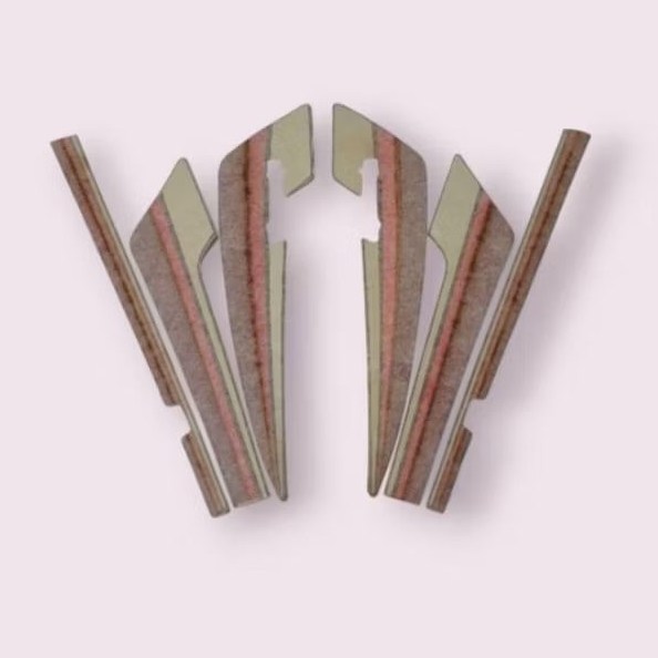 Striping Sticker Stiker Lis Tangki Tengki Body Bodi Honda GL GLPRO GL PRO 90 91 Tahun 1990 1991 Mera