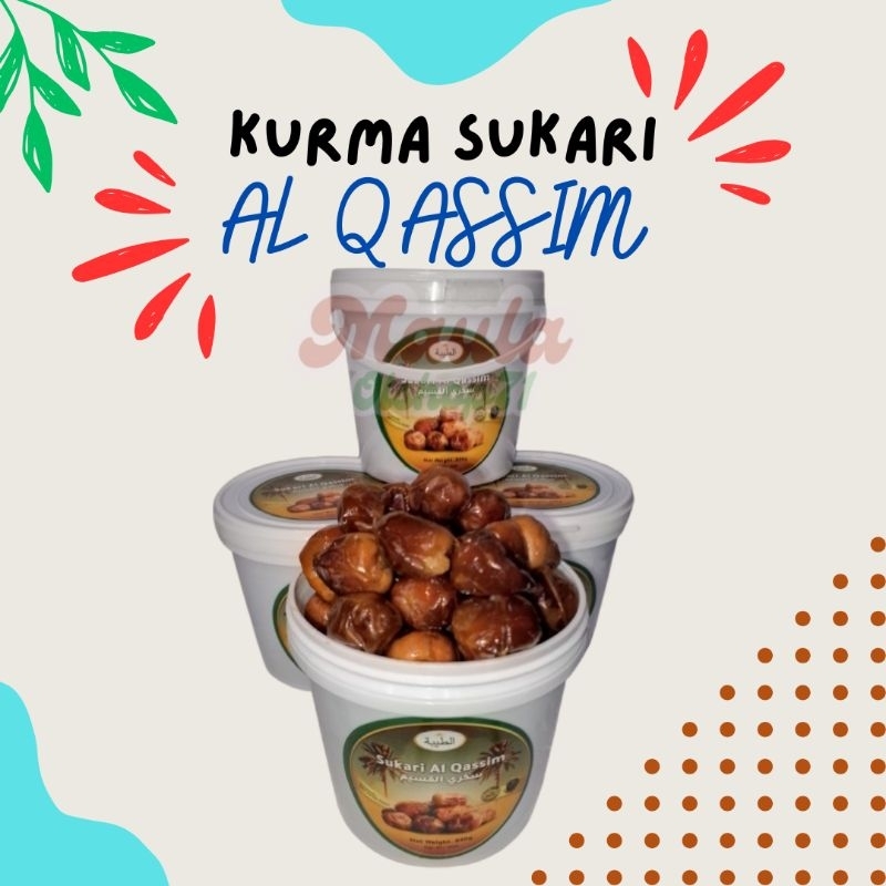 

KURMA EMBER AL QASSIM KURMA SUKARI AL QASSIM PREMIUM 850 GR