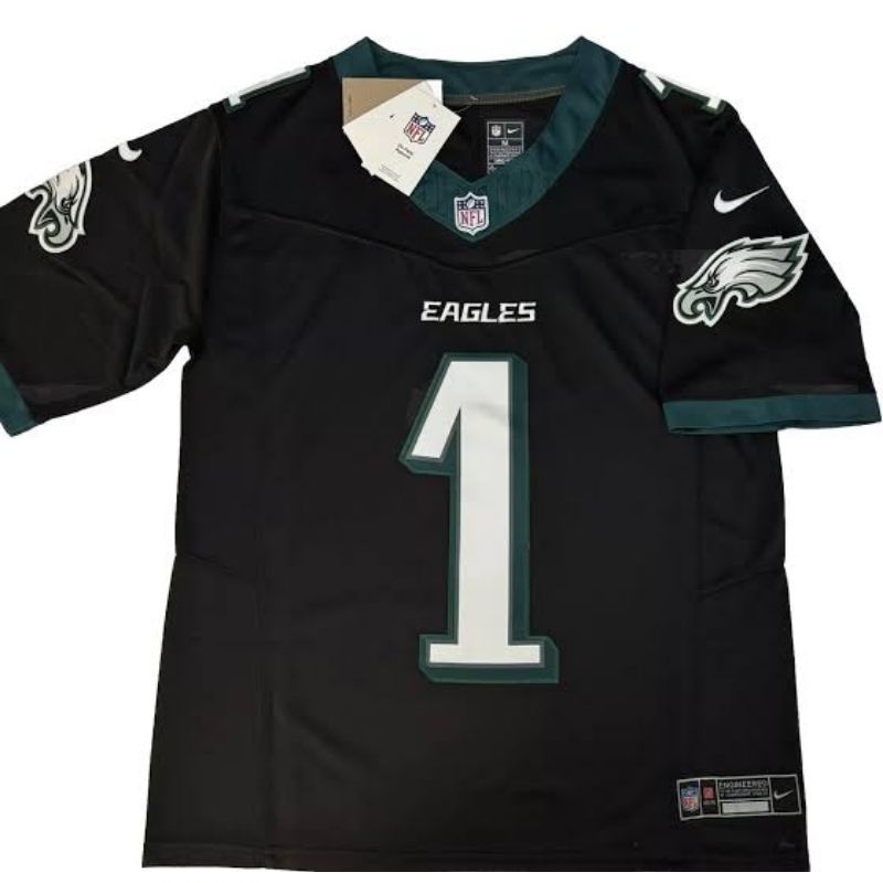 BIG SIZE JERSEY NFL PHILADELPHIA EAGLES JASON KELCE BLACK