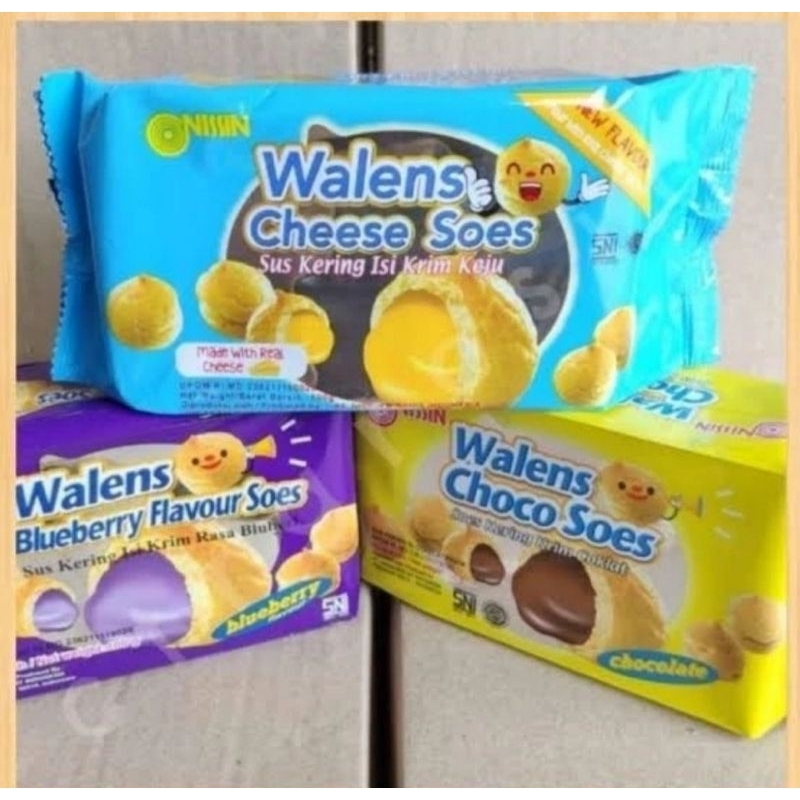 

Nissin Walens Soes Rasa Bluberry / Keju / Cokelat 100 gr