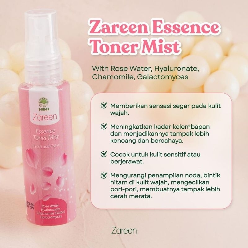SKINCARE ZAREEN - ZAREEN ESSENCE TONER MIST - SKINCARE - HNI HPAI
