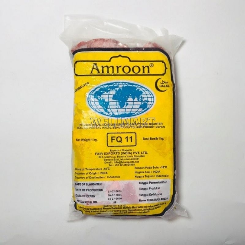 

Daging Kerbau Tanpa Tulang 1 Kg Halal Daging Kerbau Frozen Import India Amroon