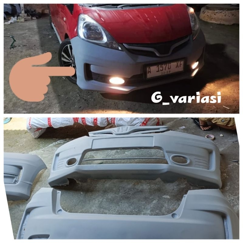 bemper jazz ge8 bemper mmc paket upgrade bemper model mmc