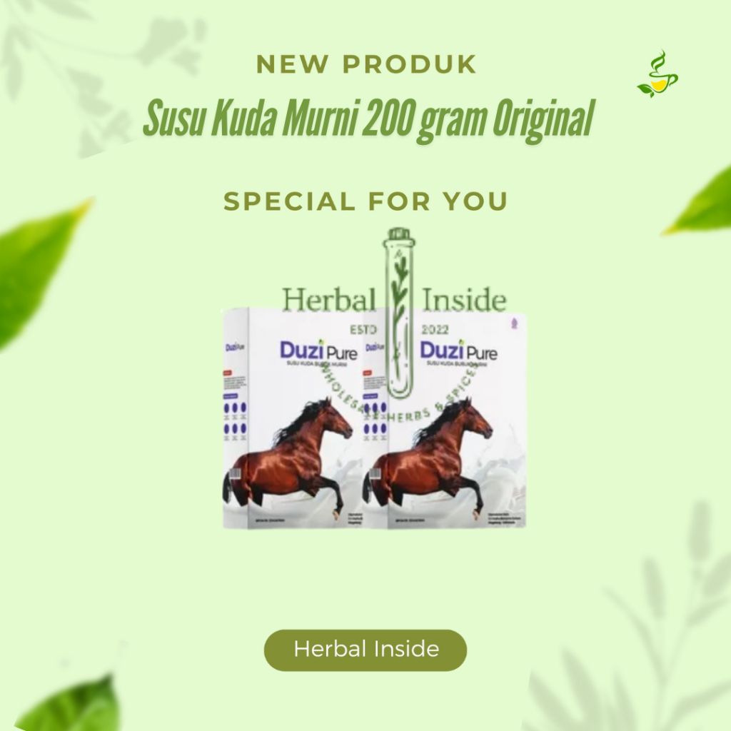 

Susu Kuda Lombok Bubuk 200 Gram 1 Box Original