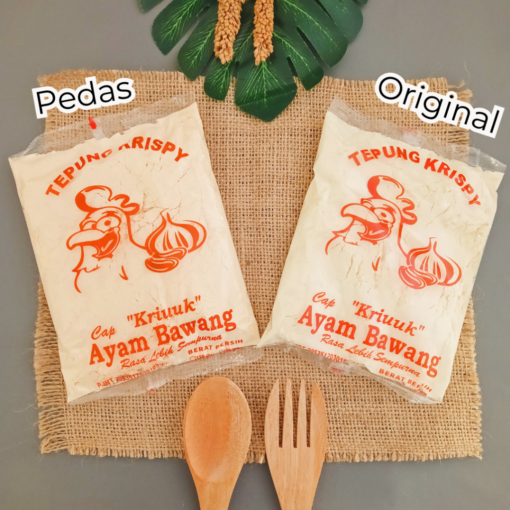 

Tepung crispy serbaguna rasa ayam bawang original dan pedas (Tepung bumbu serbaguna)