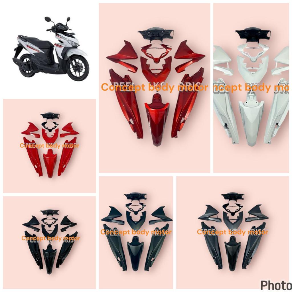 Cover Full Body Bodi Halus Honda Vario 125 150 LED Old Full Set  2015 2016 2017