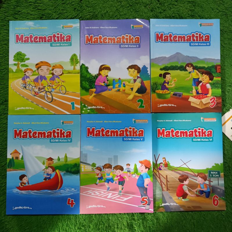 ORIGINAL BUKU MATEMATIKA KELAS 1 2 3 4 5 6 SD/MI KURIKULUM MERDEKA YUDISTIRA