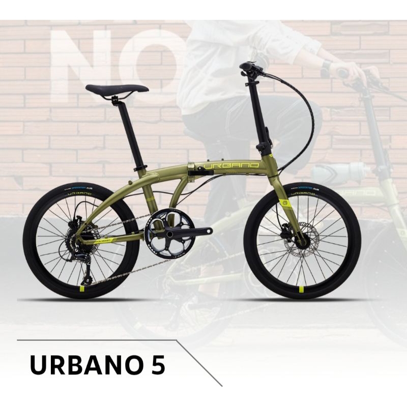 Sepeda Lipat Folding Polygon Urbano 5 20 Inch