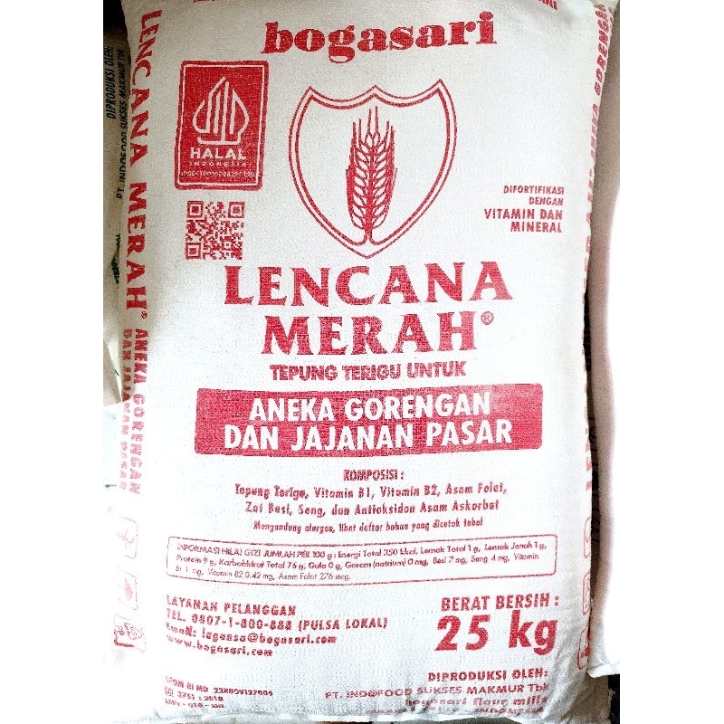 

HG Teru Lencana Merah 25 kg, Bogasari