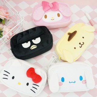 

kotak pensil sanrio kuromi melody cinamoroll lembut lucu anak anak peralatan sekolah karakter TB030