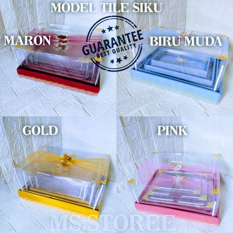 Sinarterang3 Kotak Seserahan Pernikahan Isi 4 Box Jumbo Hantaran Lamaran Mika Elegan