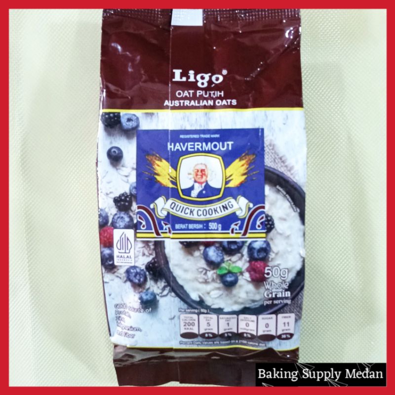 

Ligo Havermout Oat Putih 500gr