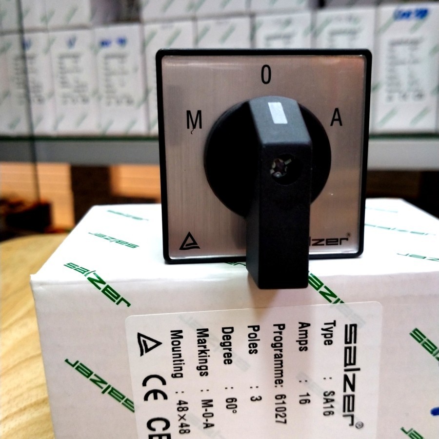 SELECTOR SWITCH SA16 SELECT M O A MAX 20A 3POLE COS SELECTOR MOA 3P