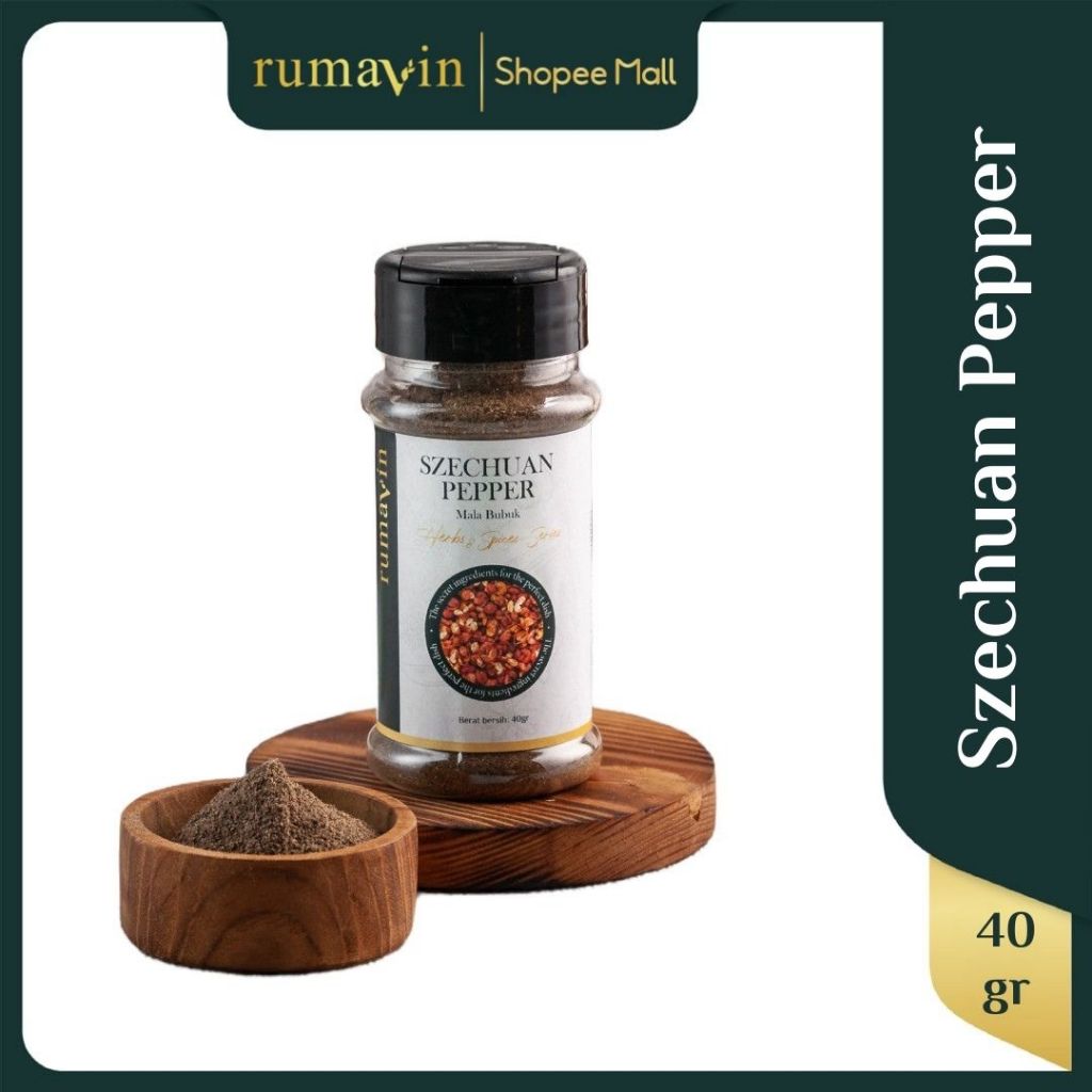 

RUMAVIN - Premium Szechuan Pepper / Mala Bubuk 40gr