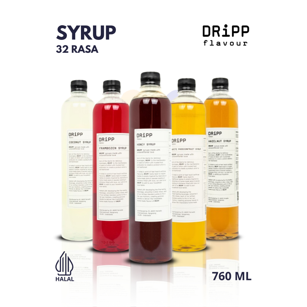 

SYRUP DRIP FLAVOUR 760 ML / VARIAN RASA