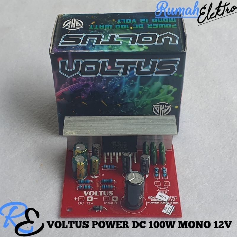 KIT DRIVER POWER AMPLIFIER VOLTUS  DC 100 WATT MONO 12V by SKY