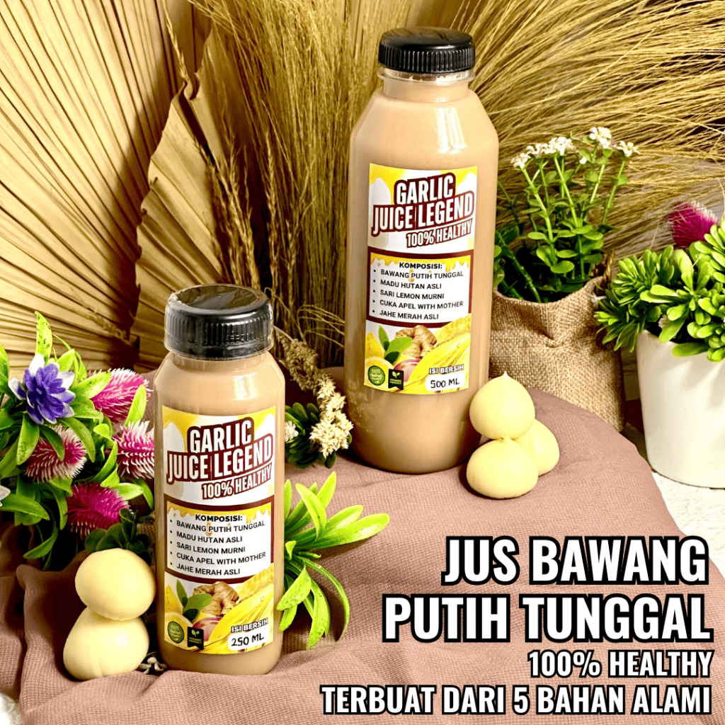 

Jus Bawang Putih Tunggal Natural Juice Garlic Alami Untuk Kesehatan Lemon Madu Cuka Apel Jahe Merah