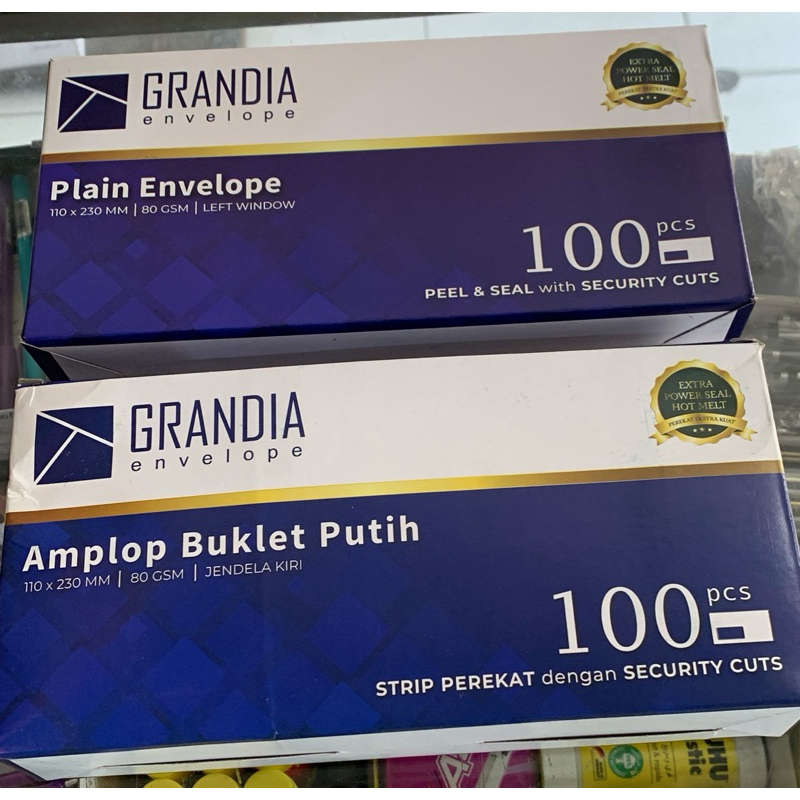 

AMPLOP KABINET KACA KIRI DENGAN SEAL/ AMPLOP KACA UKURAN 11 x 23 CM ISI 100 LEMBAR