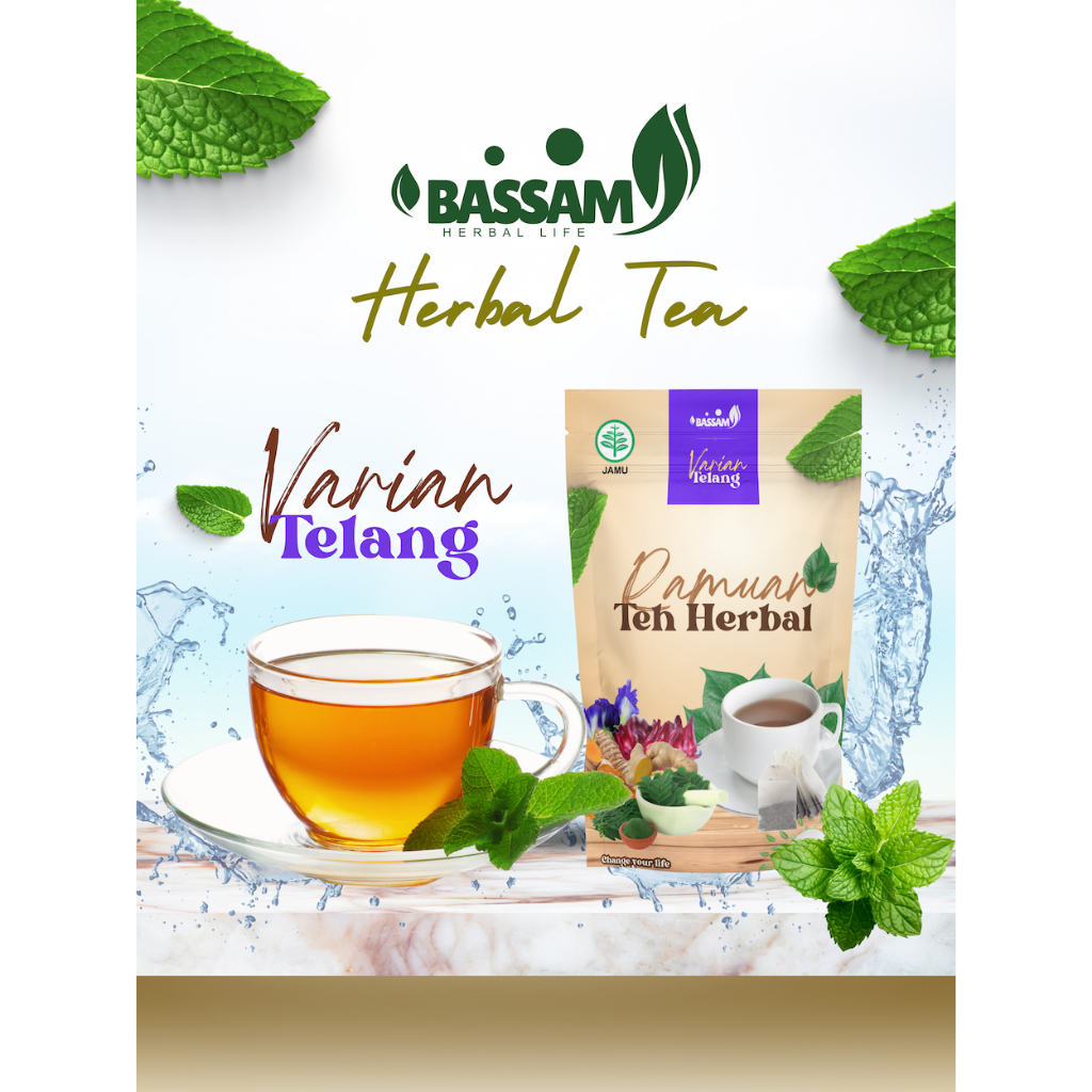 

Ramuan Teh Herbal "Bunga Telang" (Bunga Telang, Sereh)