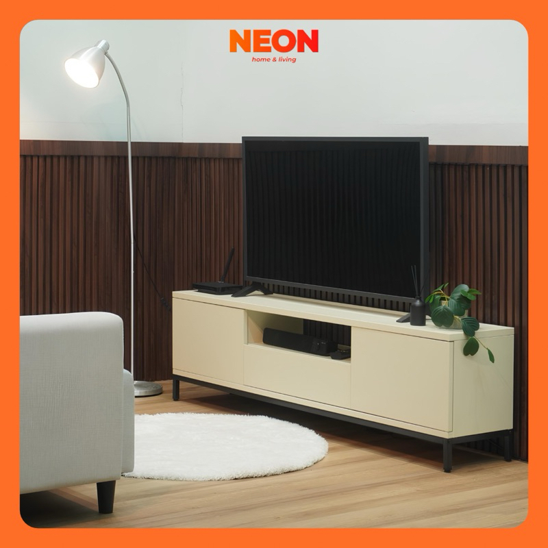 NEON Rak TV Arum Besi | Meja TV | Bufet TV Minimalis