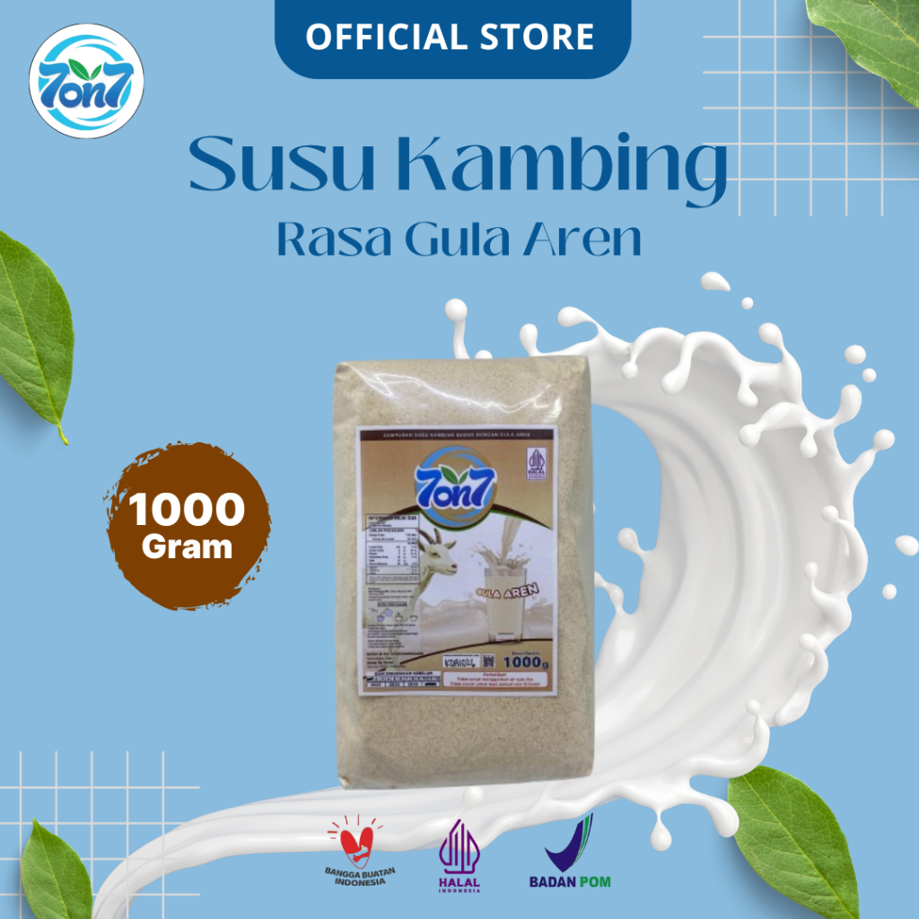 

Susu Kambing Bubuk Gula Aren 1000 Gr
