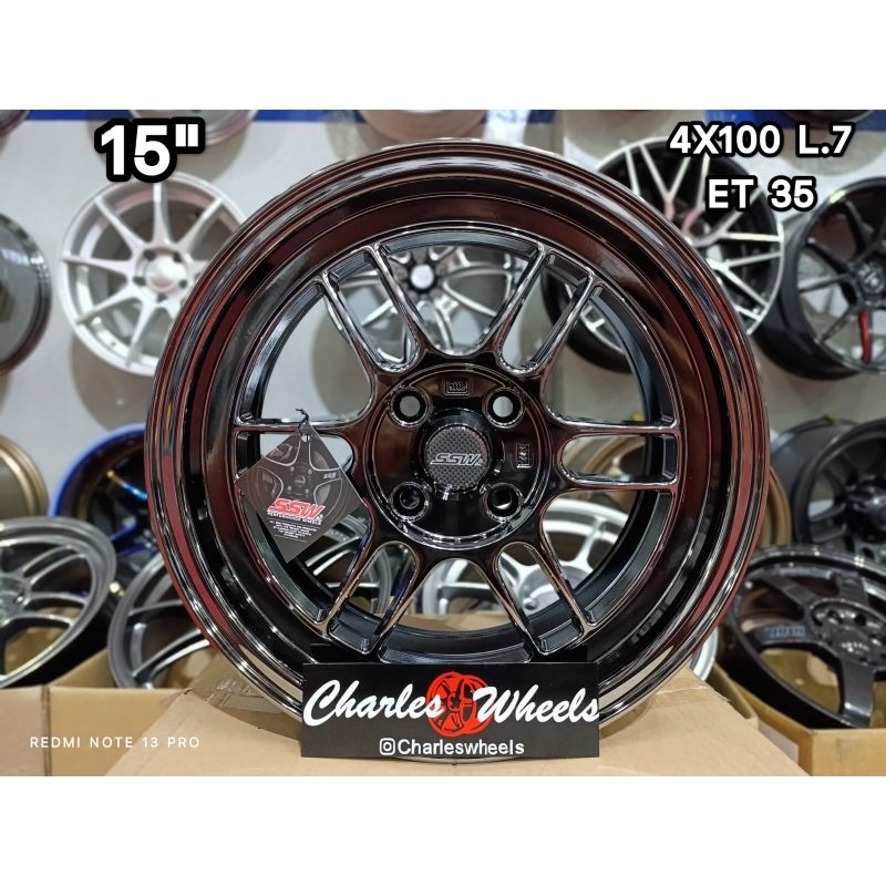 VELG SSW RPF 1 RING 15 BLACKCHROOM