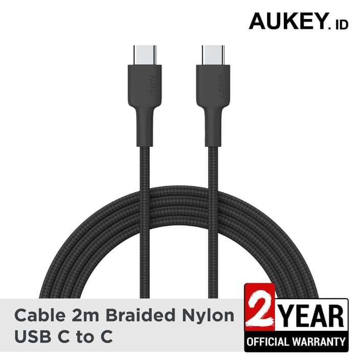 Kabel Data AUKEY CB-CD19 Cable Type C to Type C Fast Charging PD