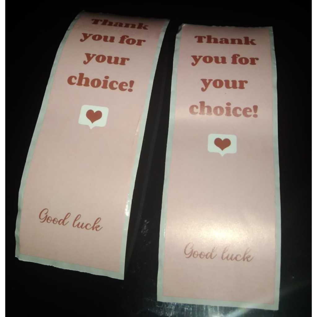 

Sticker Besar Thankyou Jual Perpcs