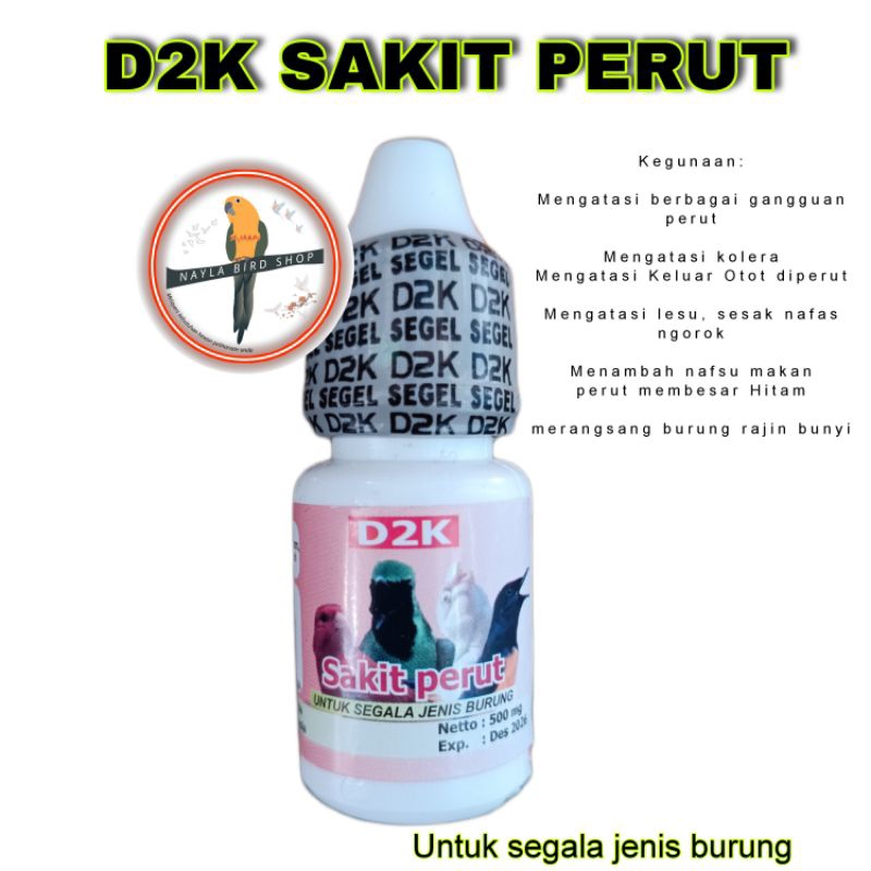 D2K SAKIT PERUT OBAT BURUNG SAKIT PERUT OBAT PERUT HITAM PENAMBAH NAFSU MAKAN