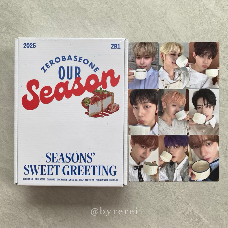 [FULLSET SEALED] Season Greeting ZB1 Zerobaseone Our Season SG 2025 Apple Music Appmus Benefit bene 