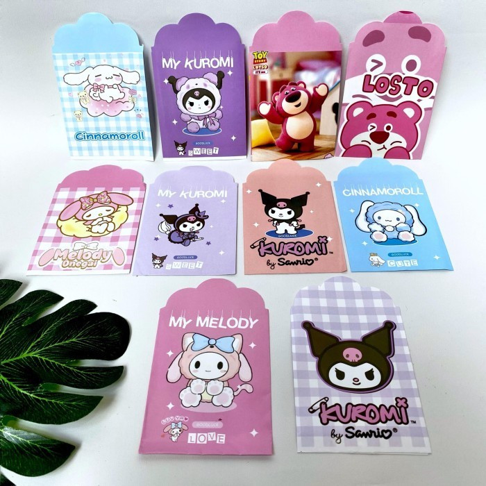 

AMPLOP LEBARAN MEDIUM SIAP PAKAI SERI SANRIO KUROMI LOTSO MELODY TERBARU